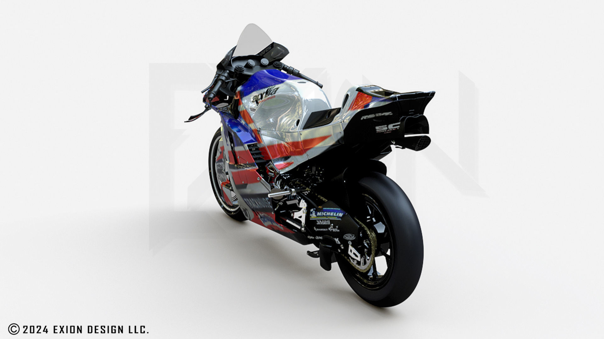 Aprilia RS-GP Trackhouse Racing MotoGP 2024 3D model_8