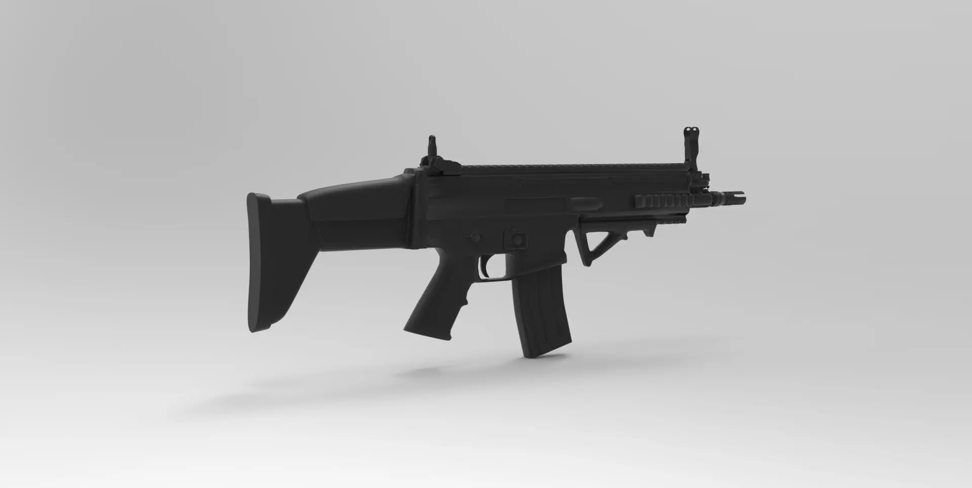 FN SCAR 3D model_0
