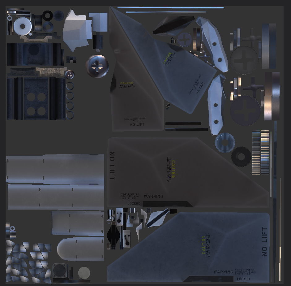 AIM-120C  3D model_16