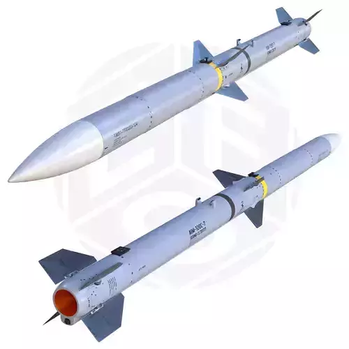 AIM-120C  3D model