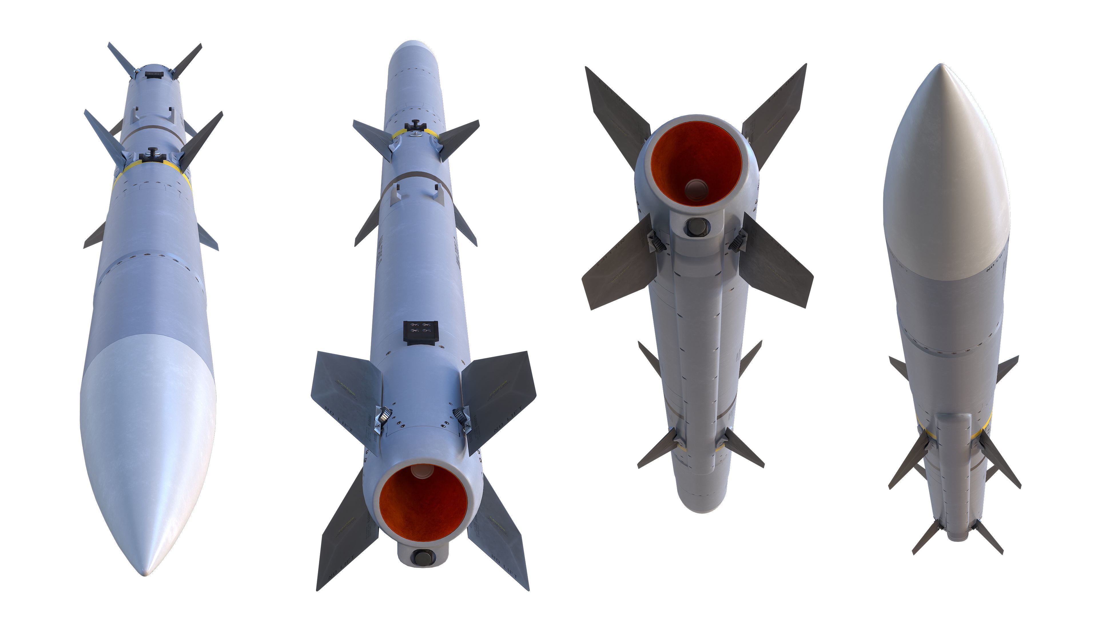 AIM-120C  3D model_8