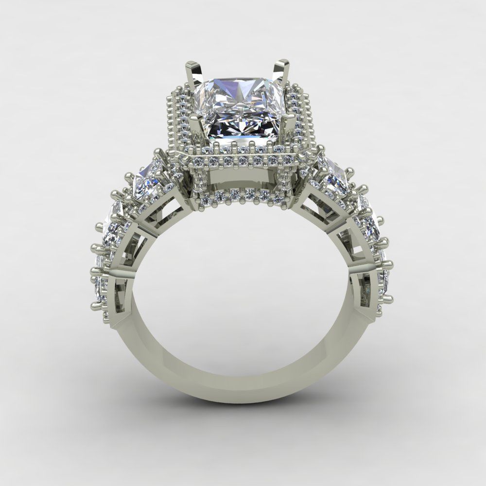 Wedding ring 03 3D print model_3