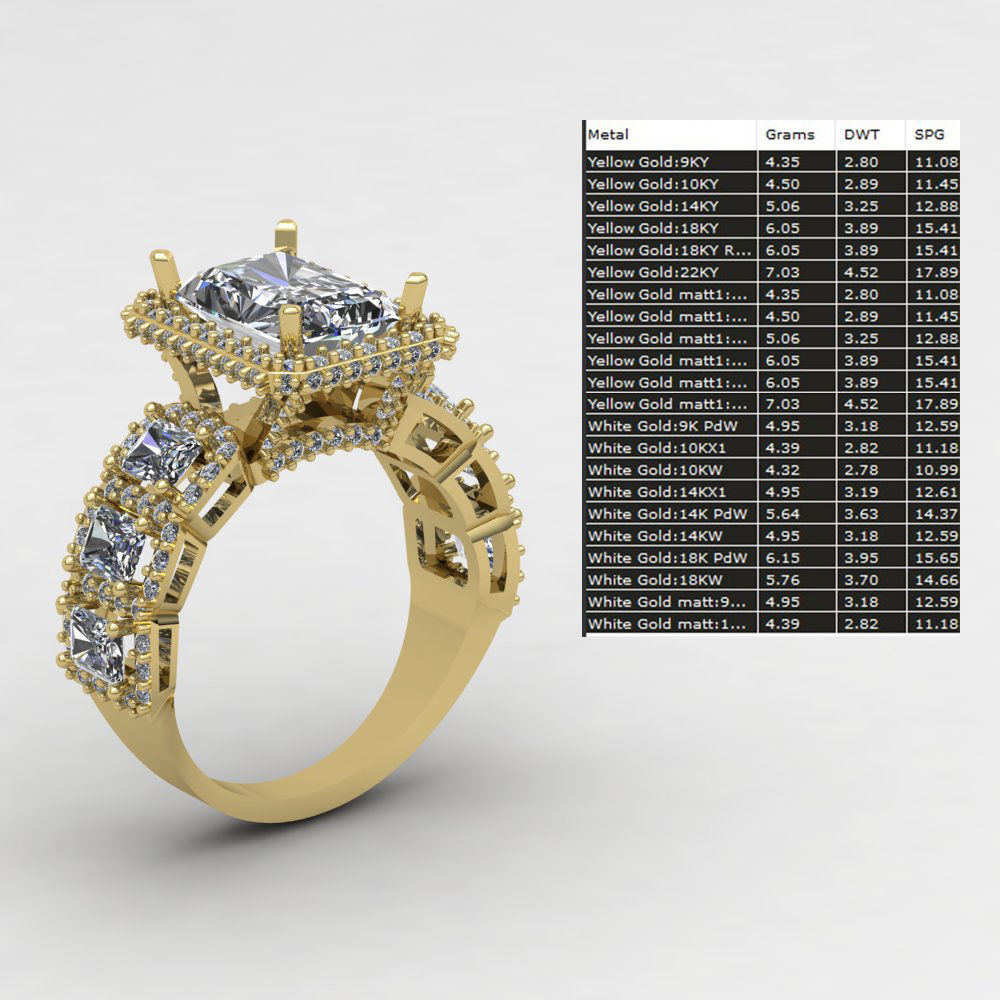 Wedding ring 03 3D print model_9