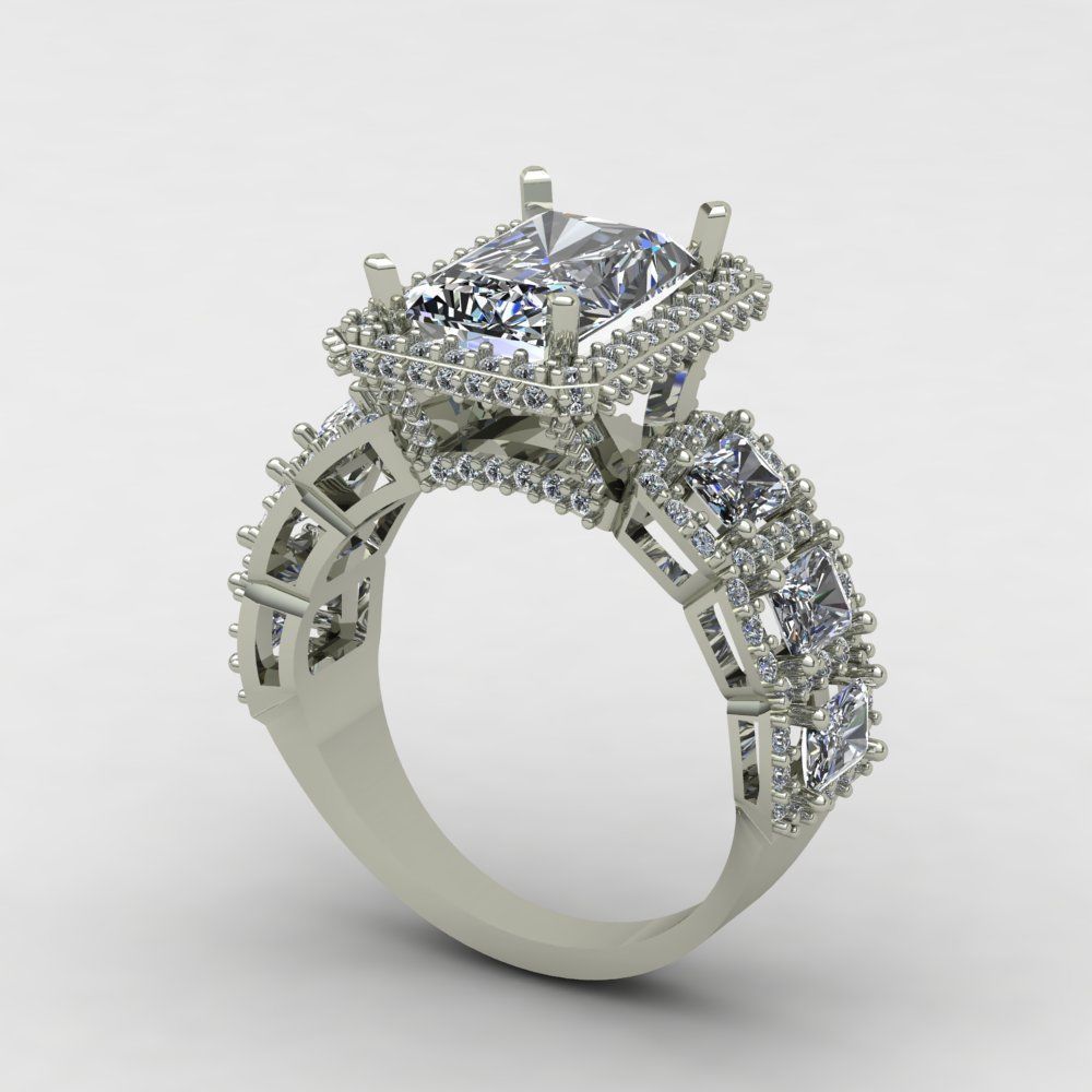 Wedding ring 03 3D print model_2