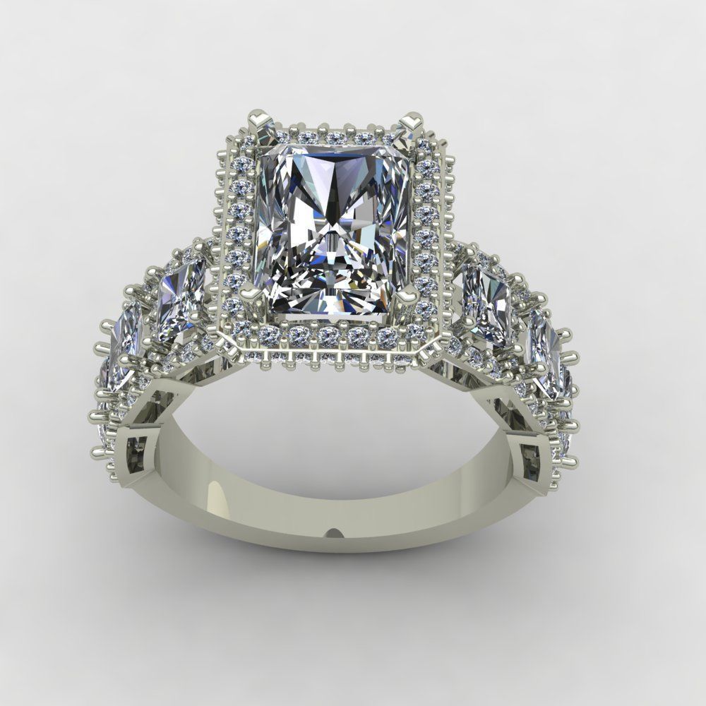 Wedding ring 03 3D print model_4