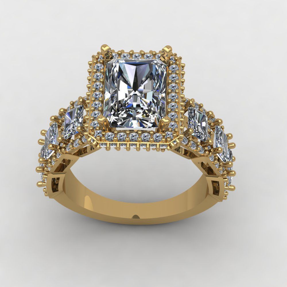 Wedding ring 03 3D print model_8