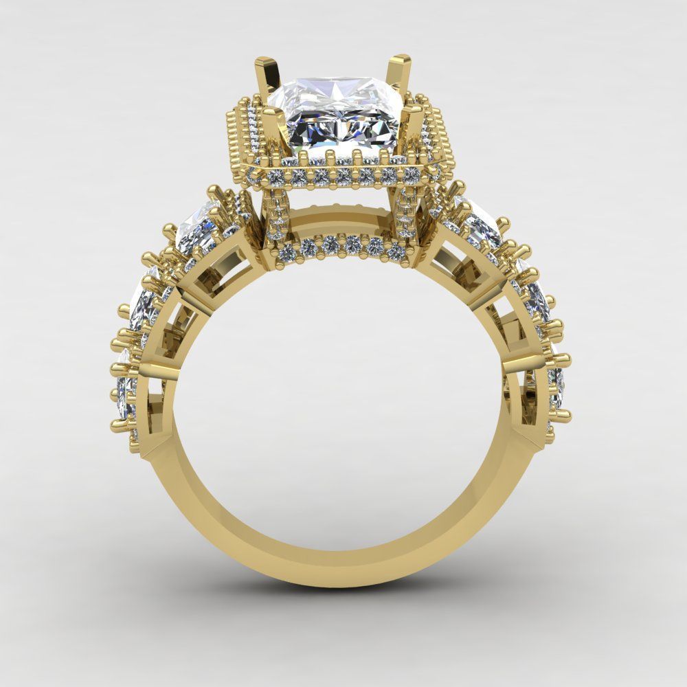 Wedding ring 03 3D print model_6