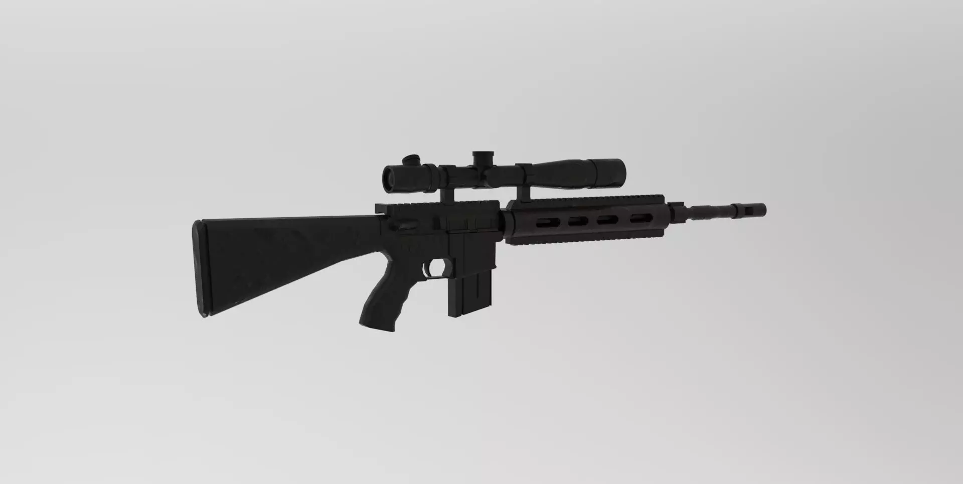 Mk 12 Special Purpose Rifle 3D model_0