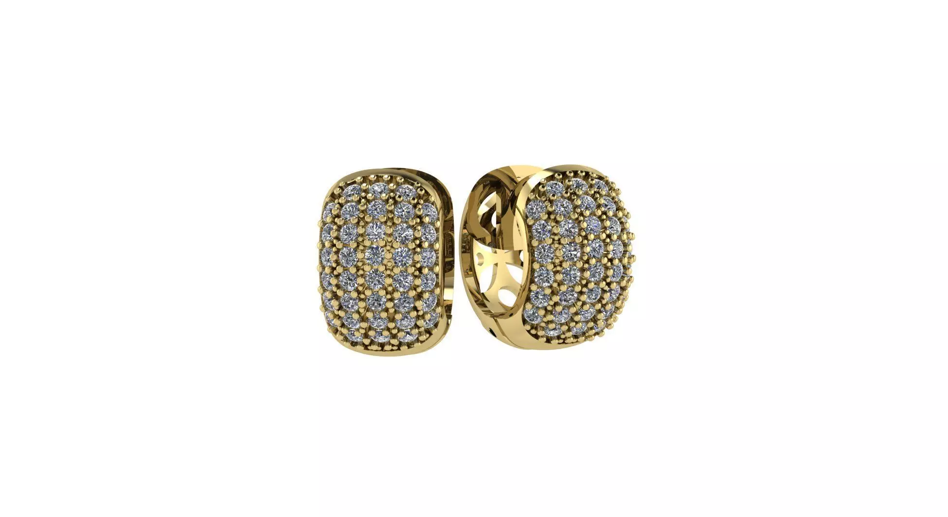 Hoop Earrings 006 3D print model