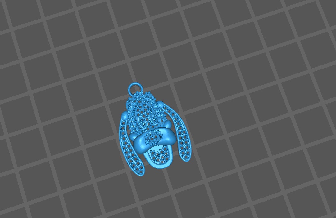 dijes- Colgante perro pluto dibujos animados -v- 3D print model_7