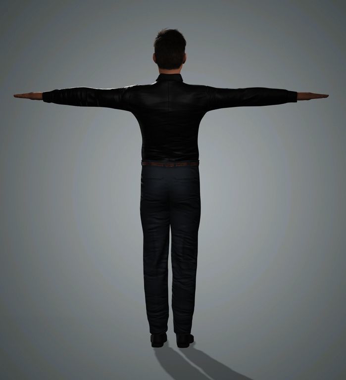 Keanu Reeves Character 3D Model Low-poly 3D model_13