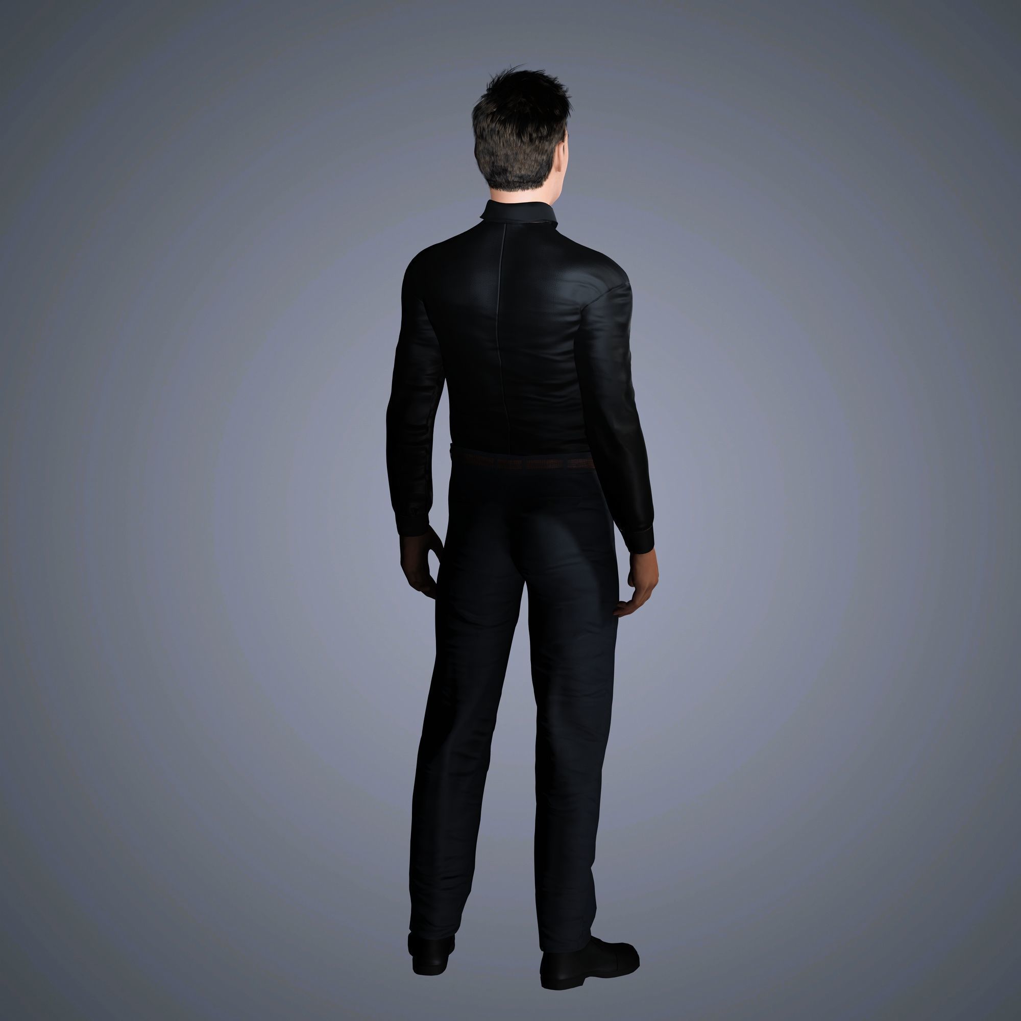 Keanu Reeves Character 3D Model Low-poly 3D model_8