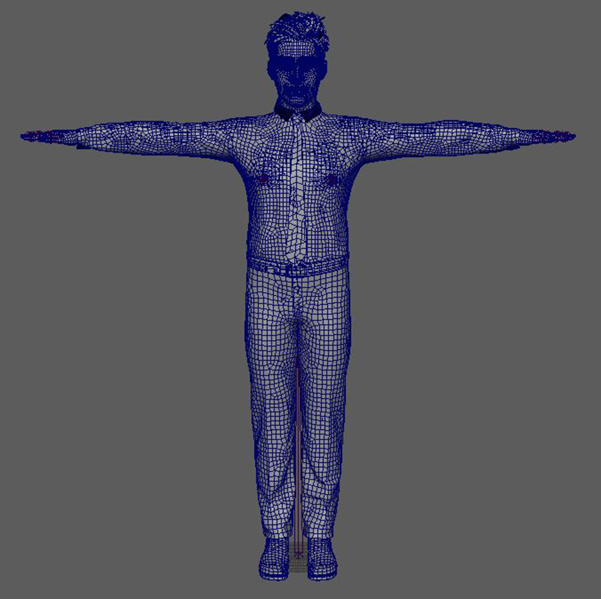 Keanu Reeves Character 3D Model Low-poly 3D model_20