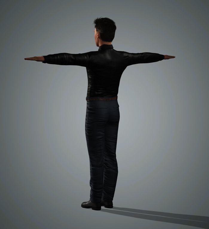 Keanu Reeves Character 3D Model Low-poly 3D model_12