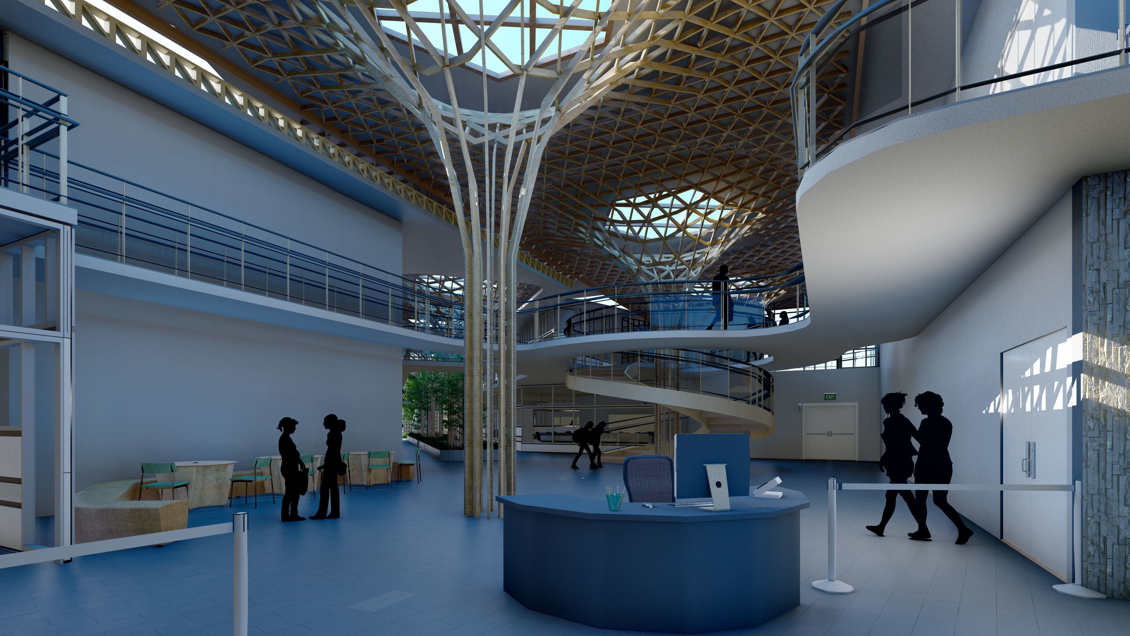 Educational Center for Fine Arts - Revit Model - Renders-Lumion 3D model_16