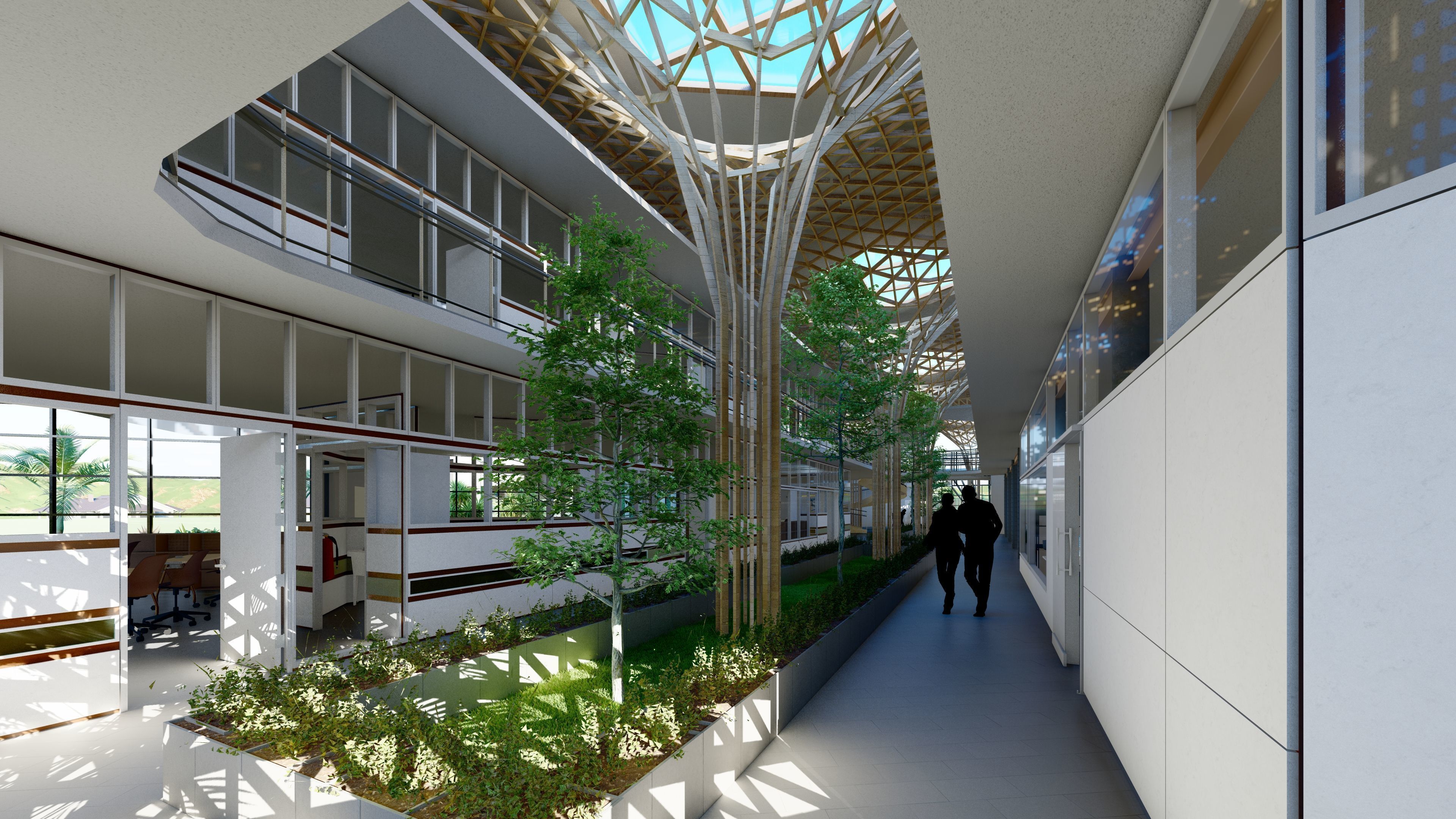 Educational Center for Fine Arts - Revit Model - Renders-Lumion 3D model_4