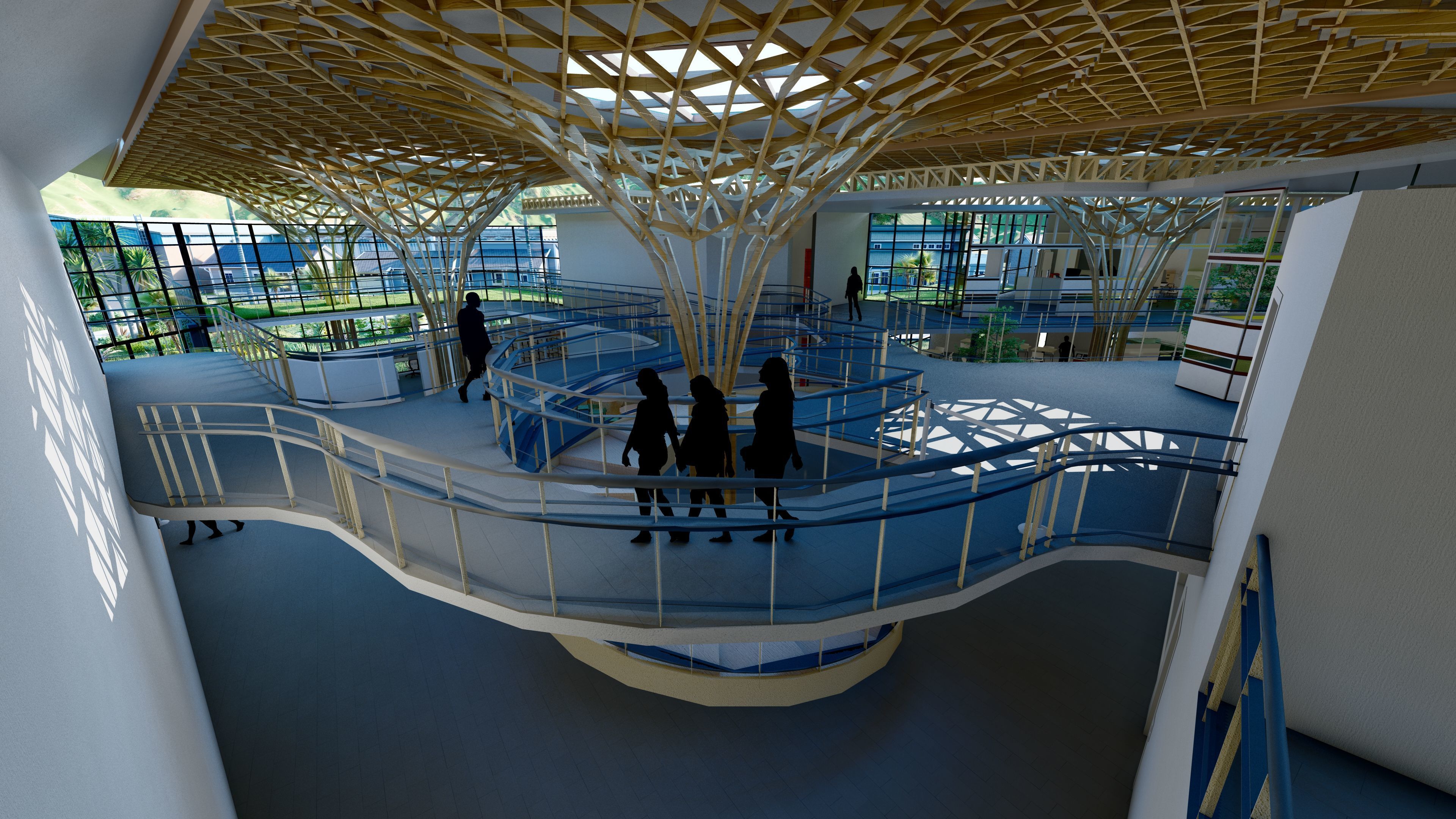 Educational Center for Fine Arts - Revit Model - Renders-Lumion 3D model_5