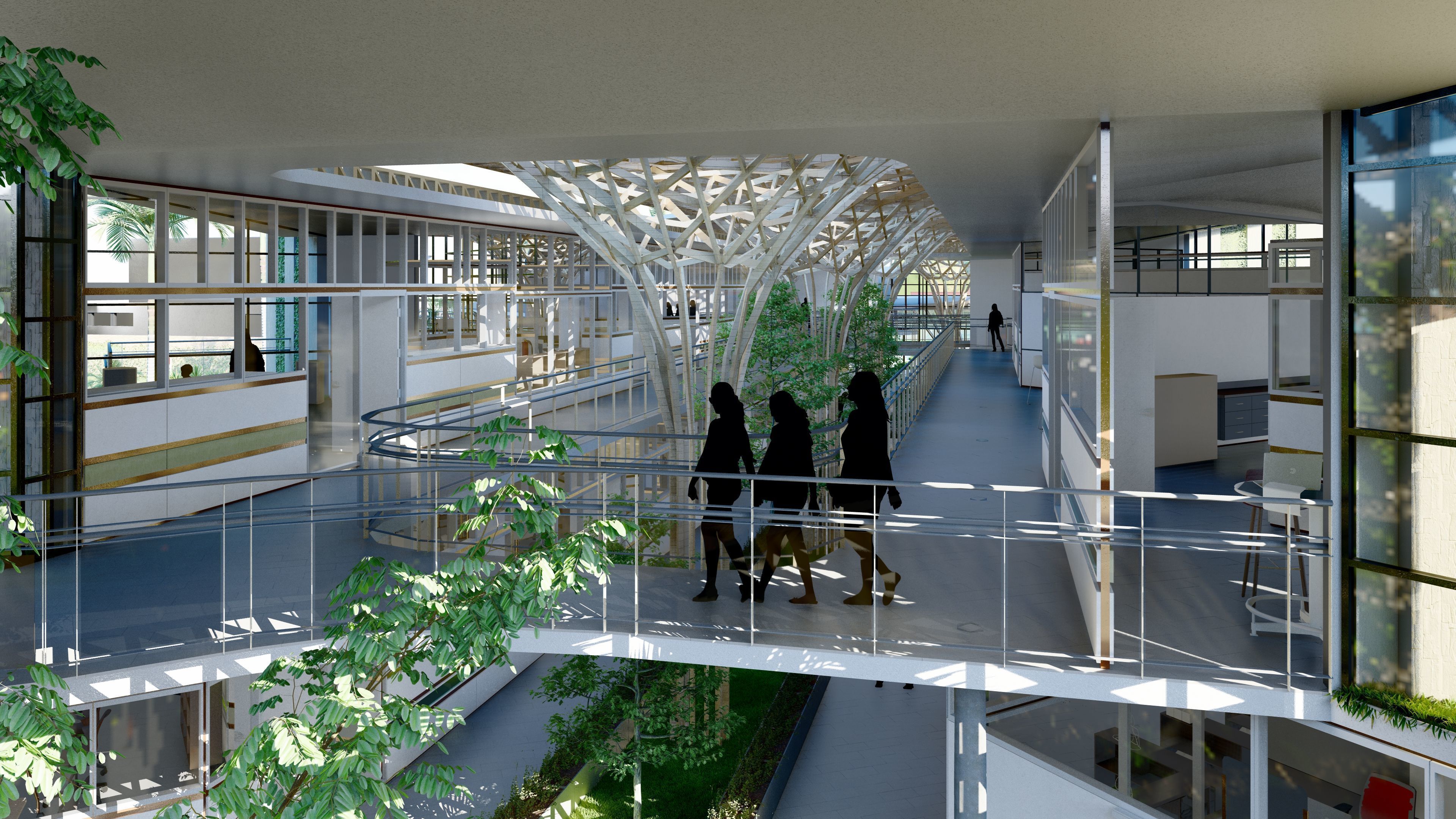 Educational Center for Fine Arts - Revit Model - Renders-Lumion 3D model_21