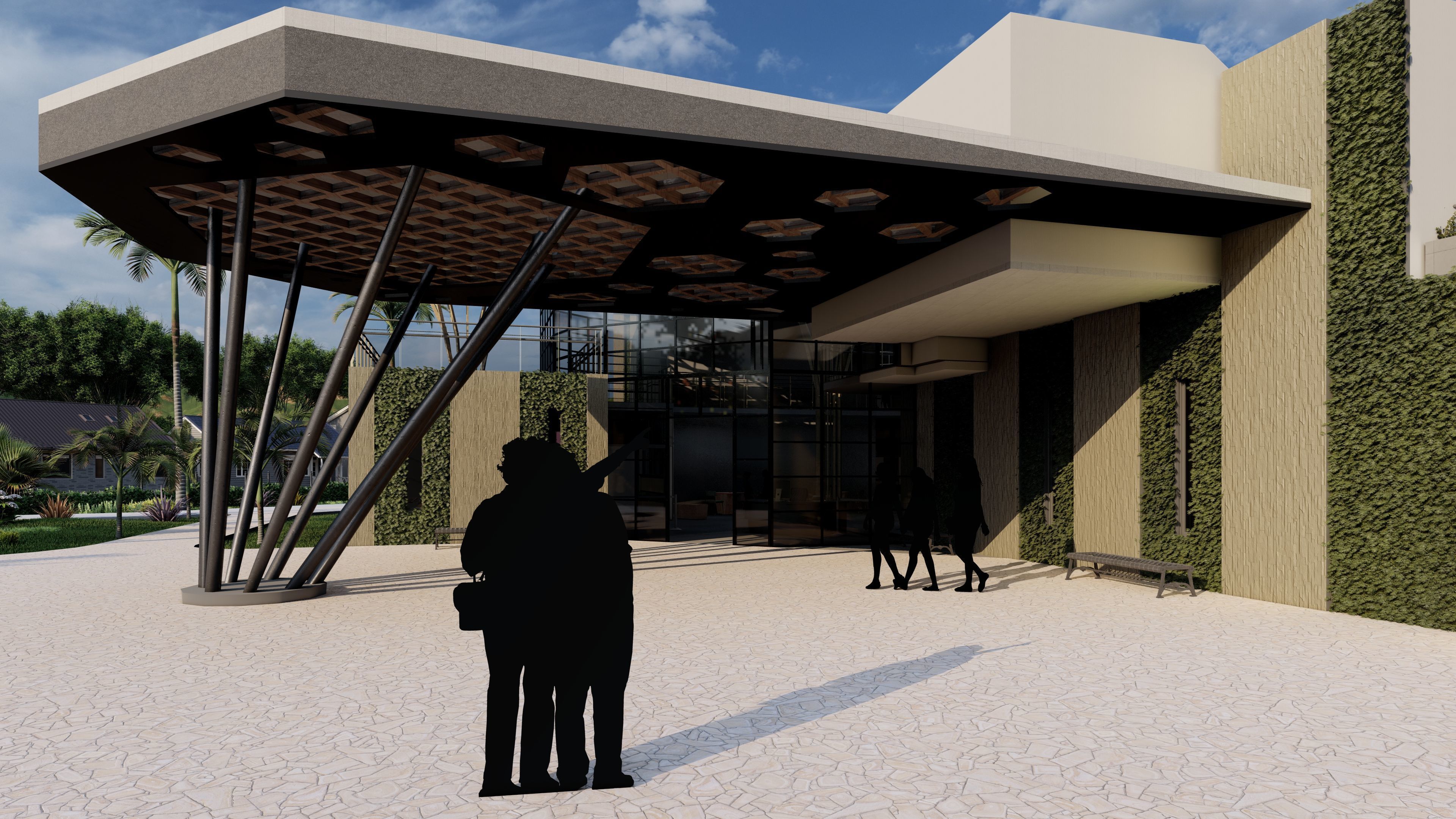 Educational Center for Fine Arts - Revit Model - Renders-Lumion 3D model_10