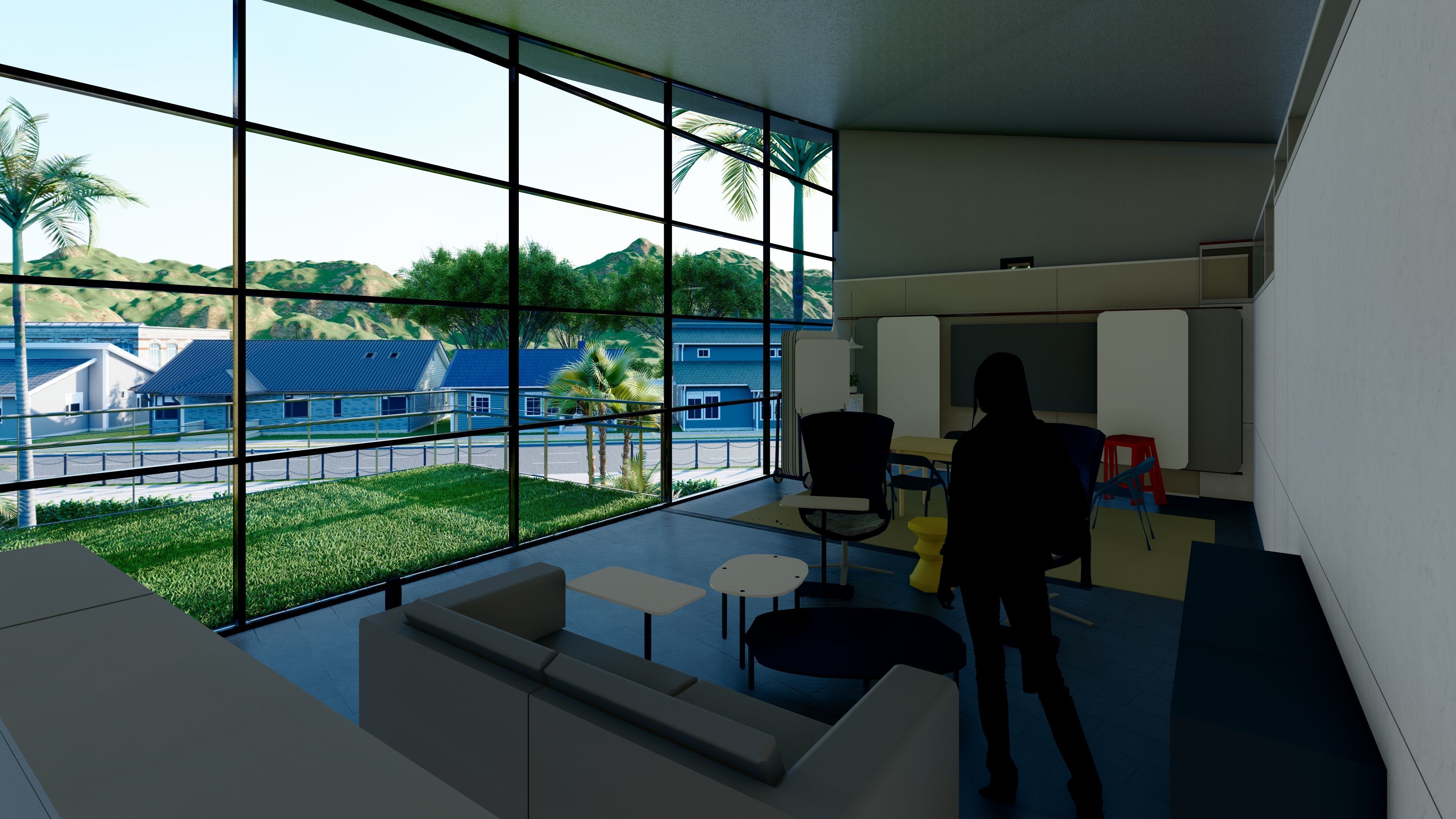 Educational Center for Fine Arts - Revit Model - Renders-Lumion 3D model_14