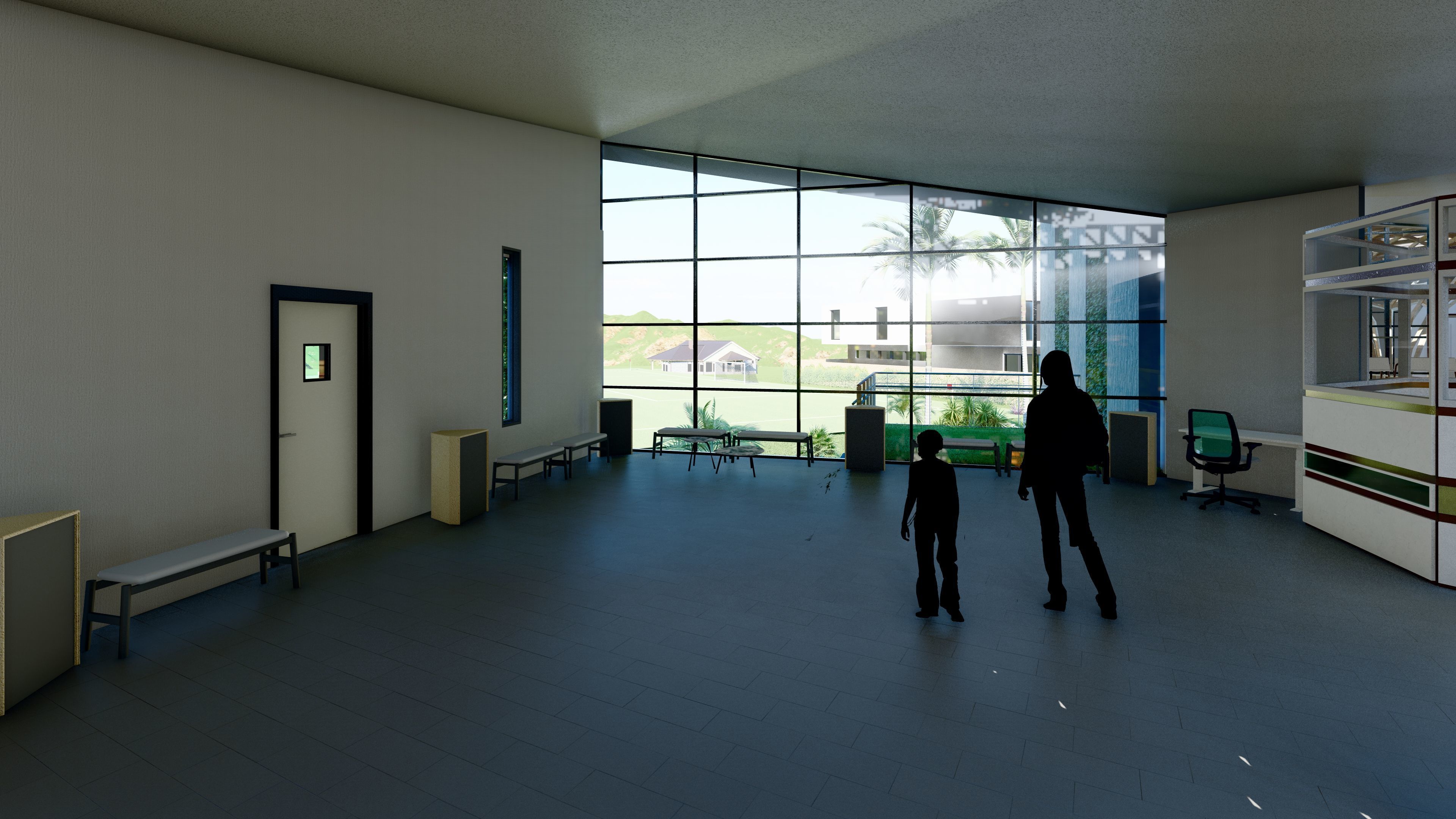 Educational Center for Fine Arts - Revit Model - Renders-Lumion 3D model_11