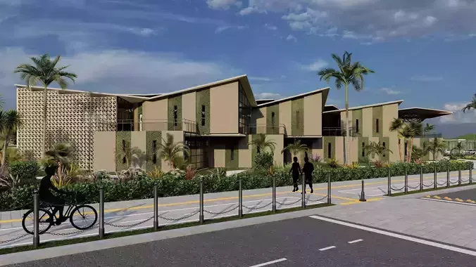 Educational Center for Fine Arts - Revit Model - Renders-Lumion 3D model Educational Center for Fine Arts - Revit Model - Renders-Lumion 3D model