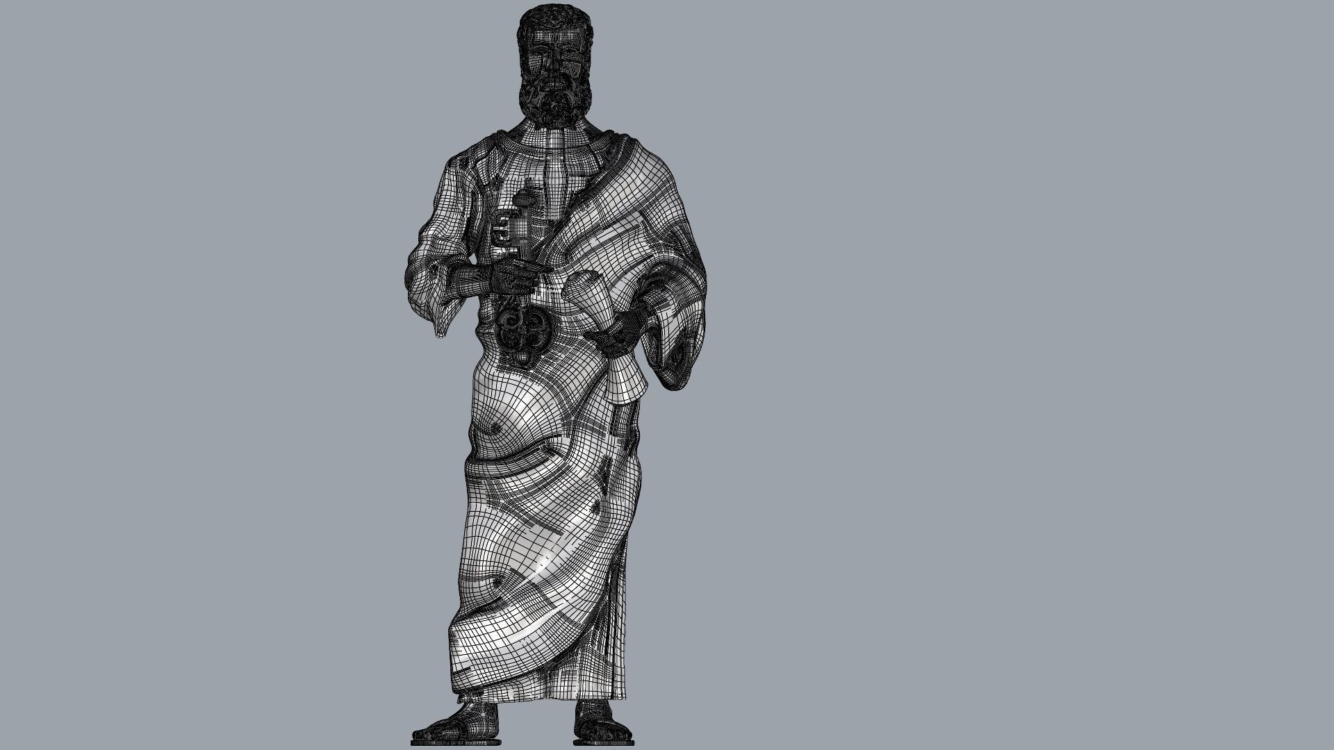 Saint petrus peter 3D print model_6