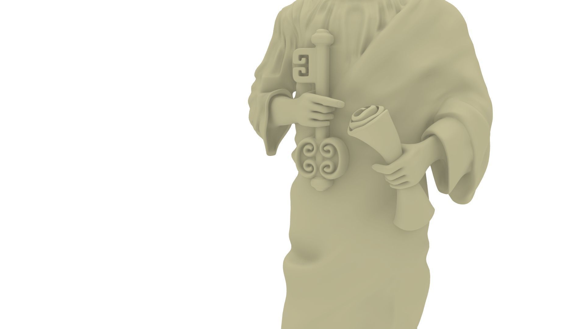 Saint petrus peter 3D print model_4