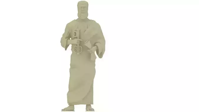 Saint petrus peter 3D print model