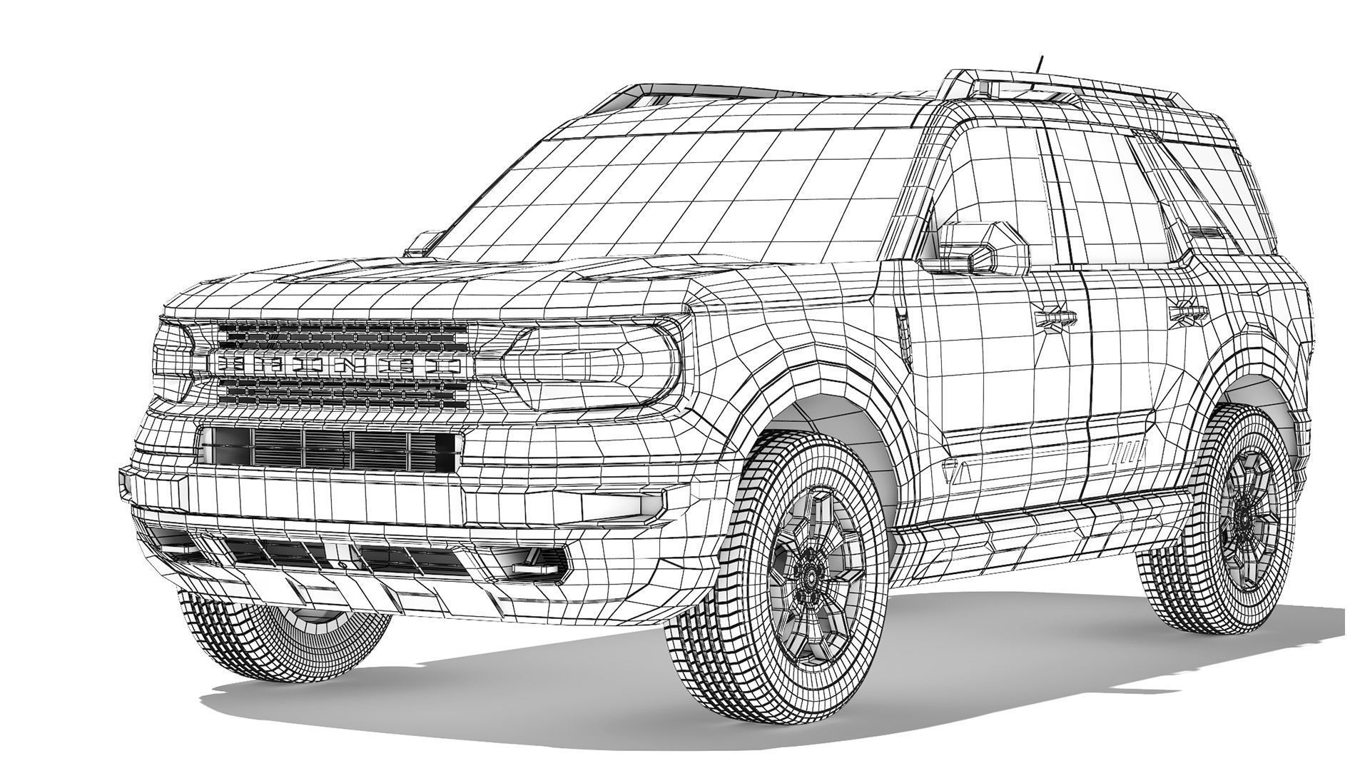 Bronco Sport First Edition 2021 3D model_8