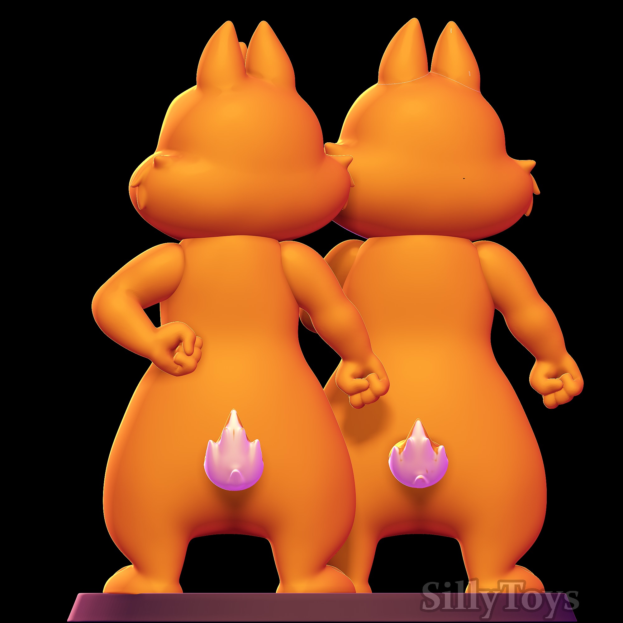 Chip and Dale 3D print model_3