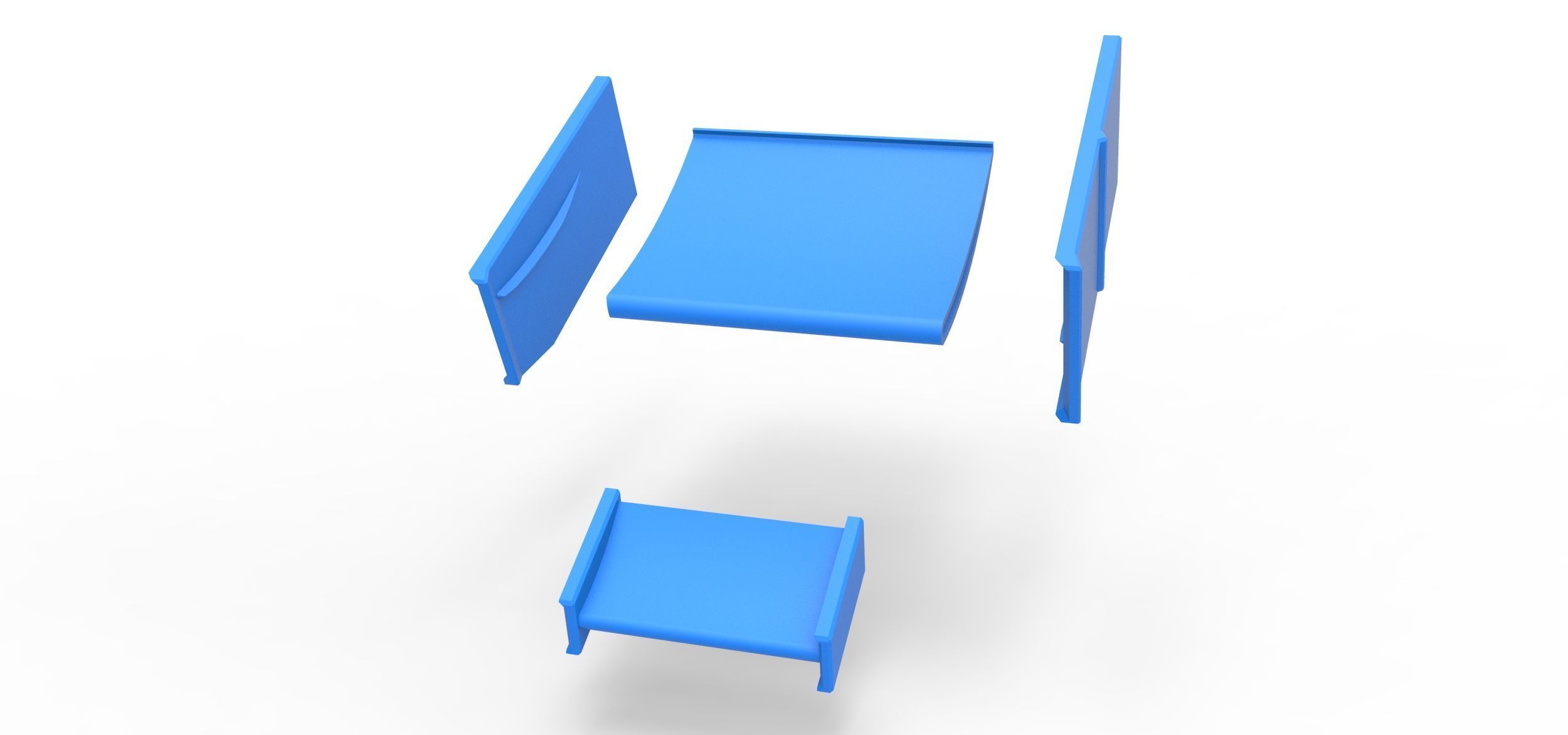 Wings of 600 Micro sprint car Scale 1 to 25 3D print model_15