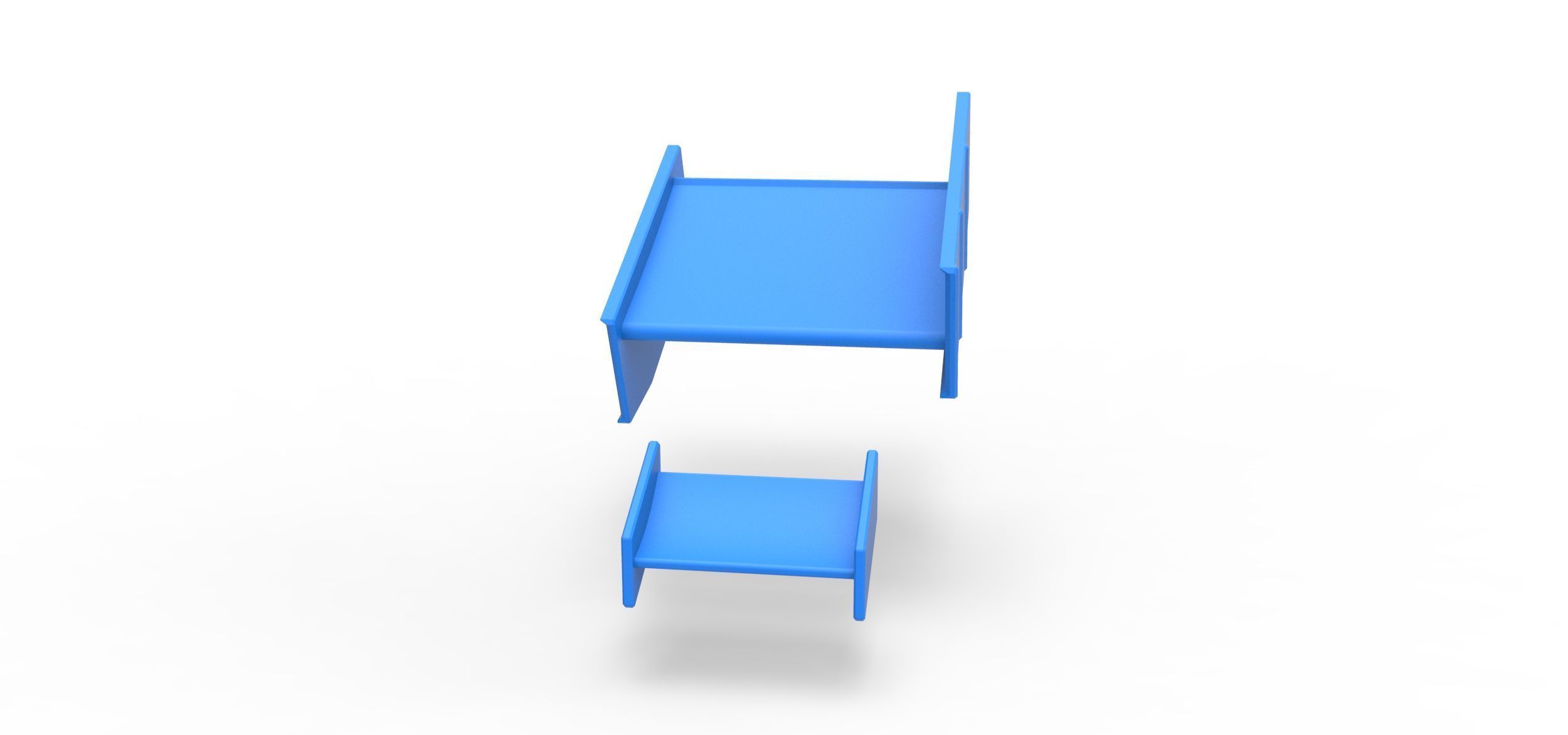 Wings of Sprint car Scale 1 to 25 3D print model_2