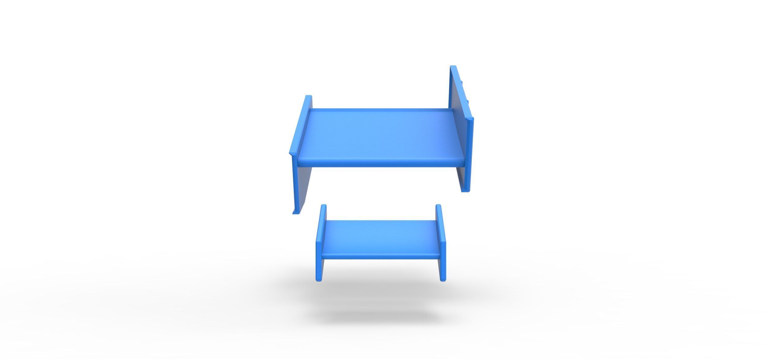 Wings of Sprint car Scale 1 to 25 3D print model_3