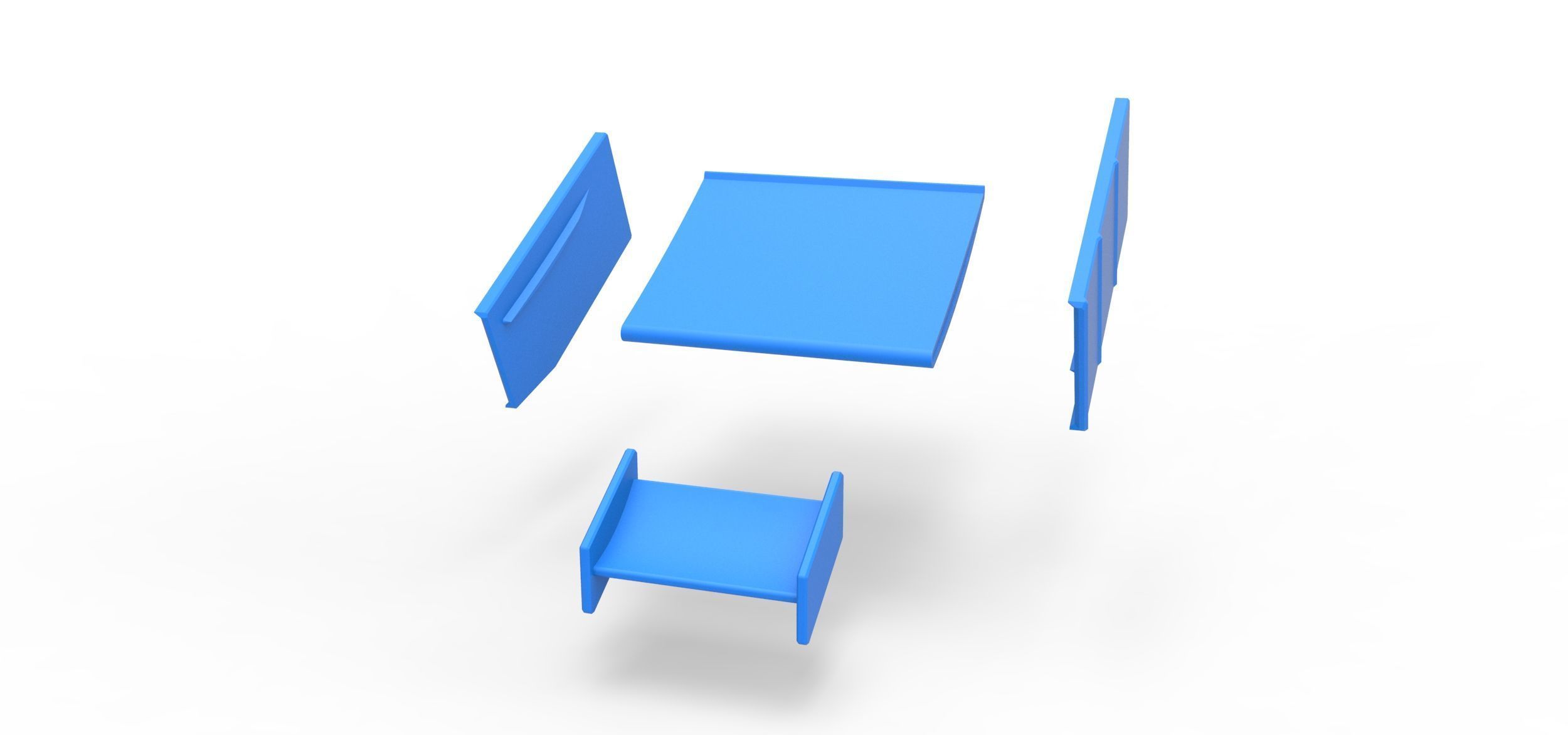 Wings of Sprint car Scale 1 to 25 3D print model_15