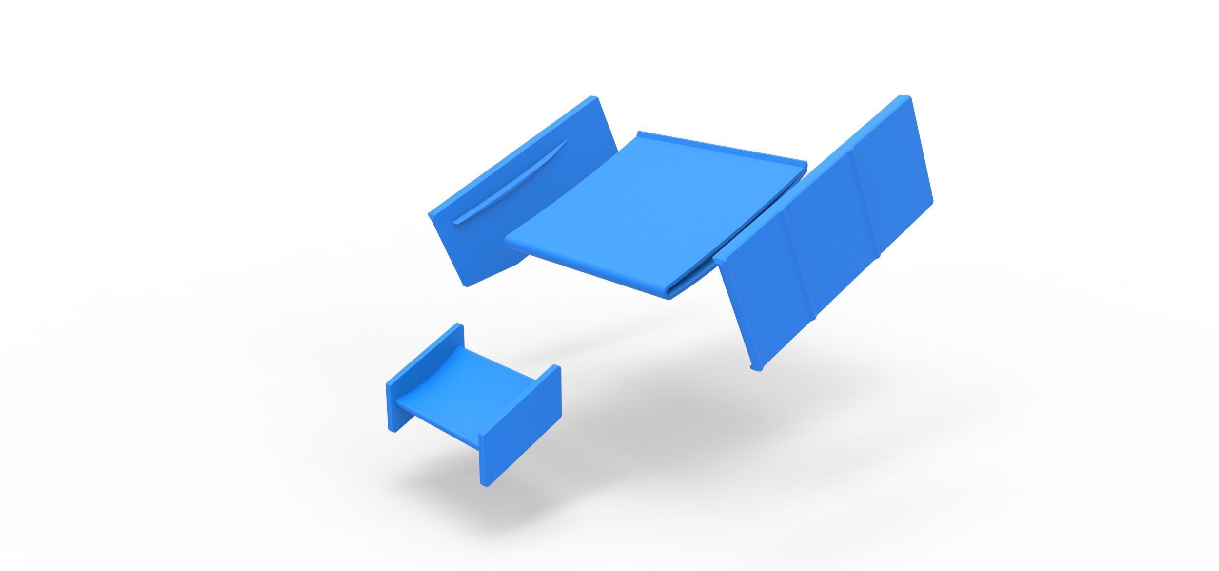 Wings of Sprint car Scale 1 to 25 3D print model_16