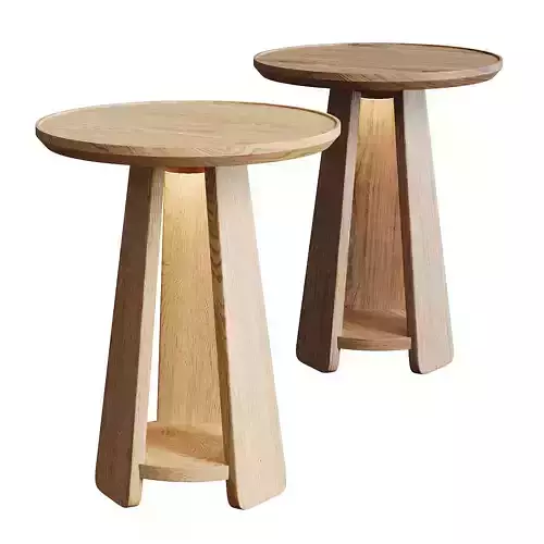 Solid Wood Table Interior Light