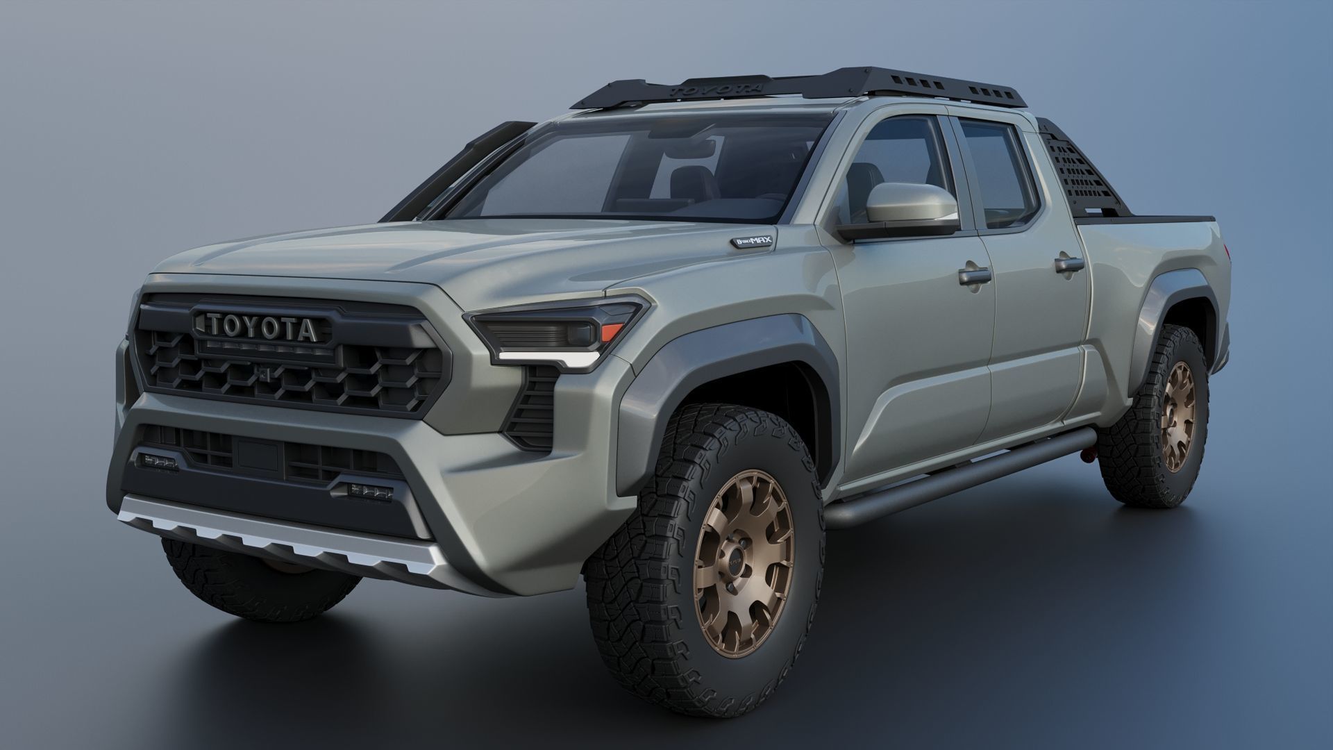 Toyota Tacoma Trailhunter 2024 3D print model_2