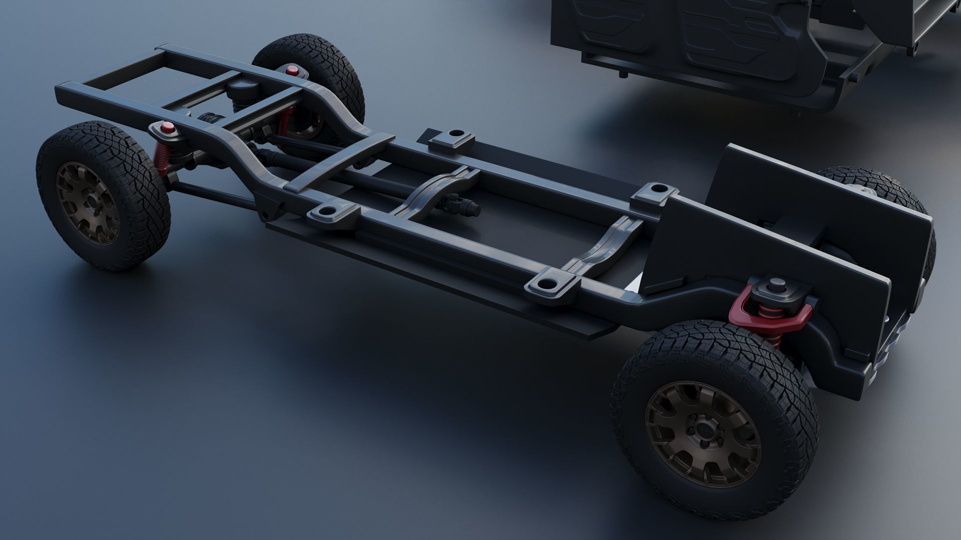 Toyota Tacoma Trailhunter 2024 3D print model_27