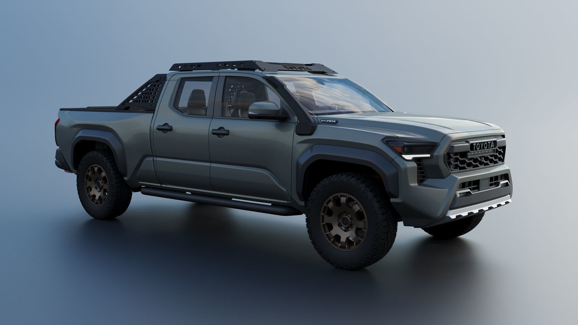 Toyota Tacoma Trailhunter 2024 3D print model_10