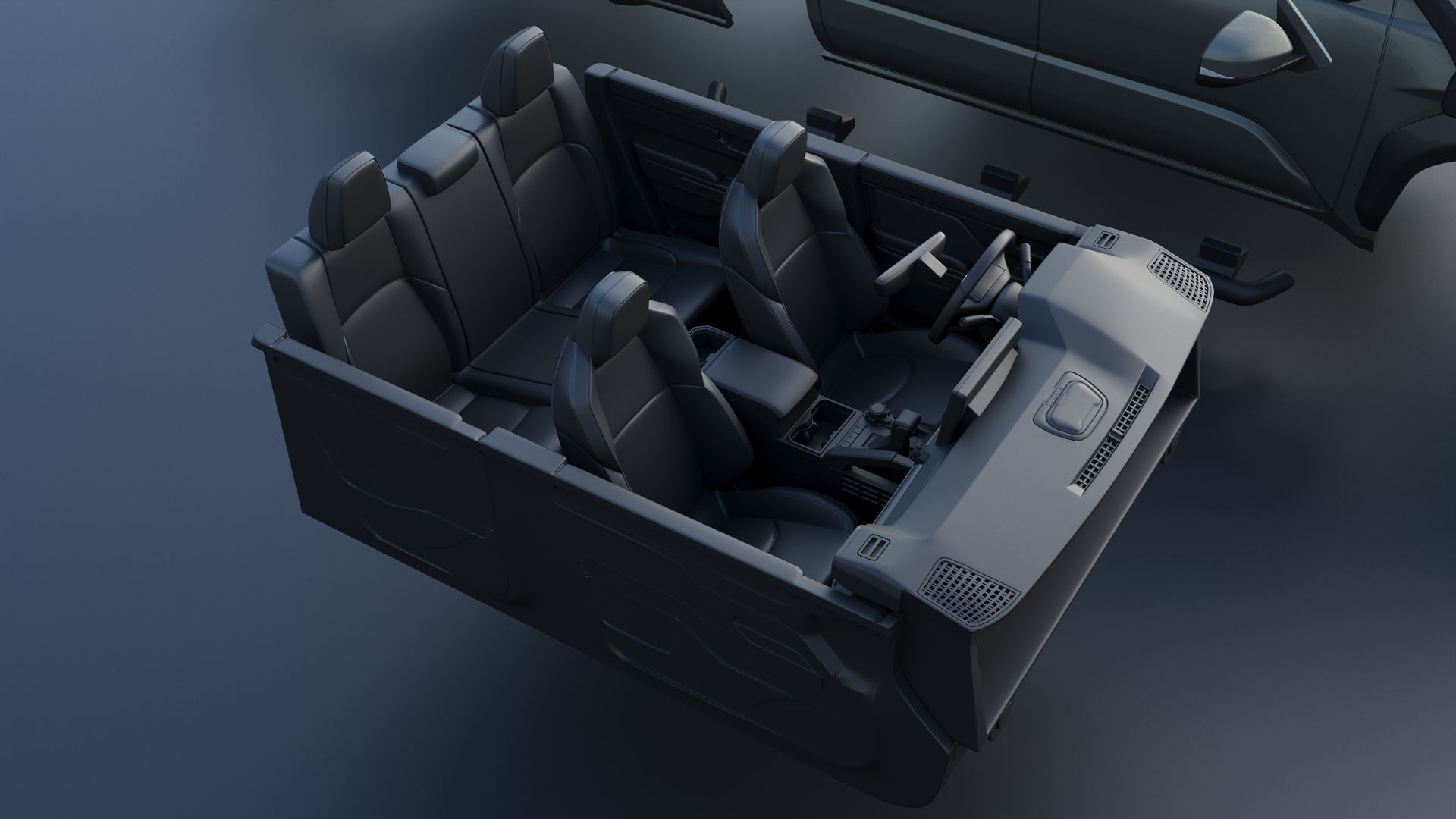 Toyota Tacoma Trailhunter 2024 3D print model_23