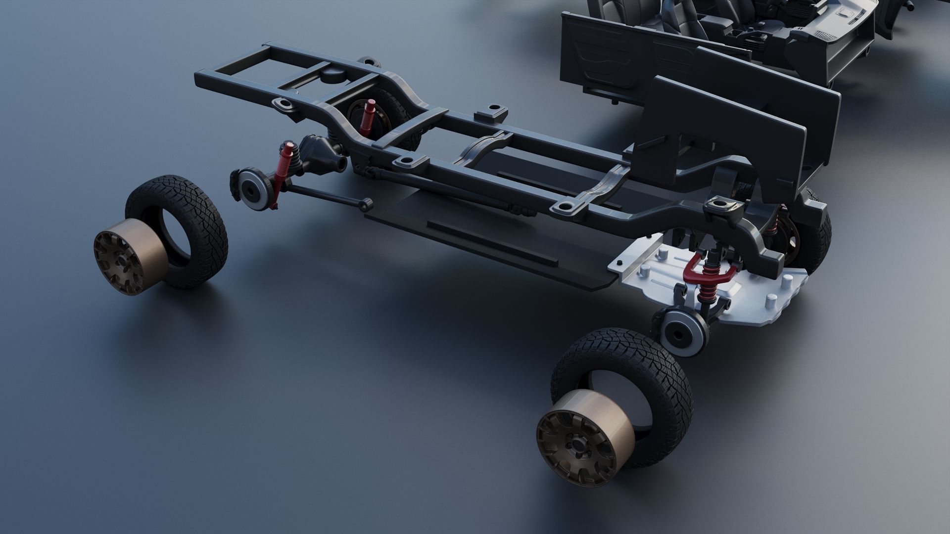 Toyota Tacoma Trailhunter 2024 3D print model_28