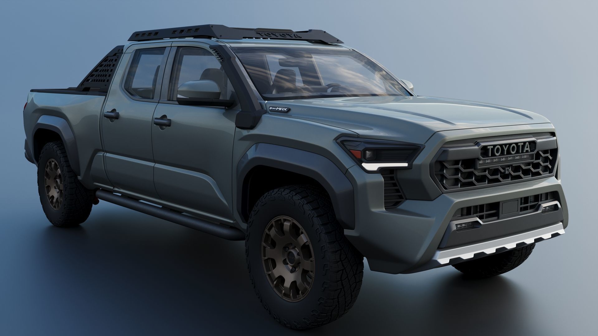 Toyota Tacoma Trailhunter 2024 3D print model_11