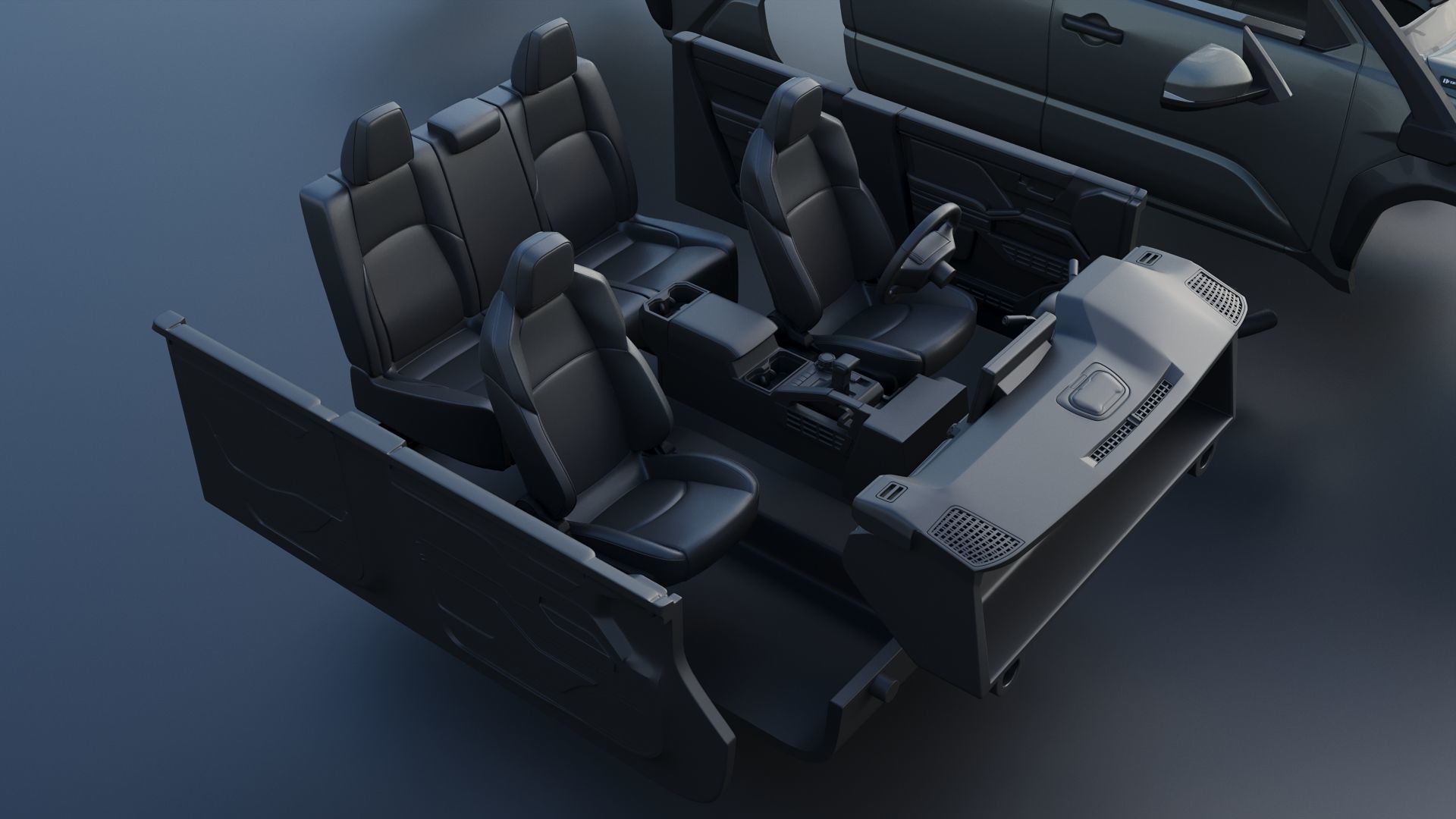 Toyota Tacoma Trailhunter 2024 3D print model_26