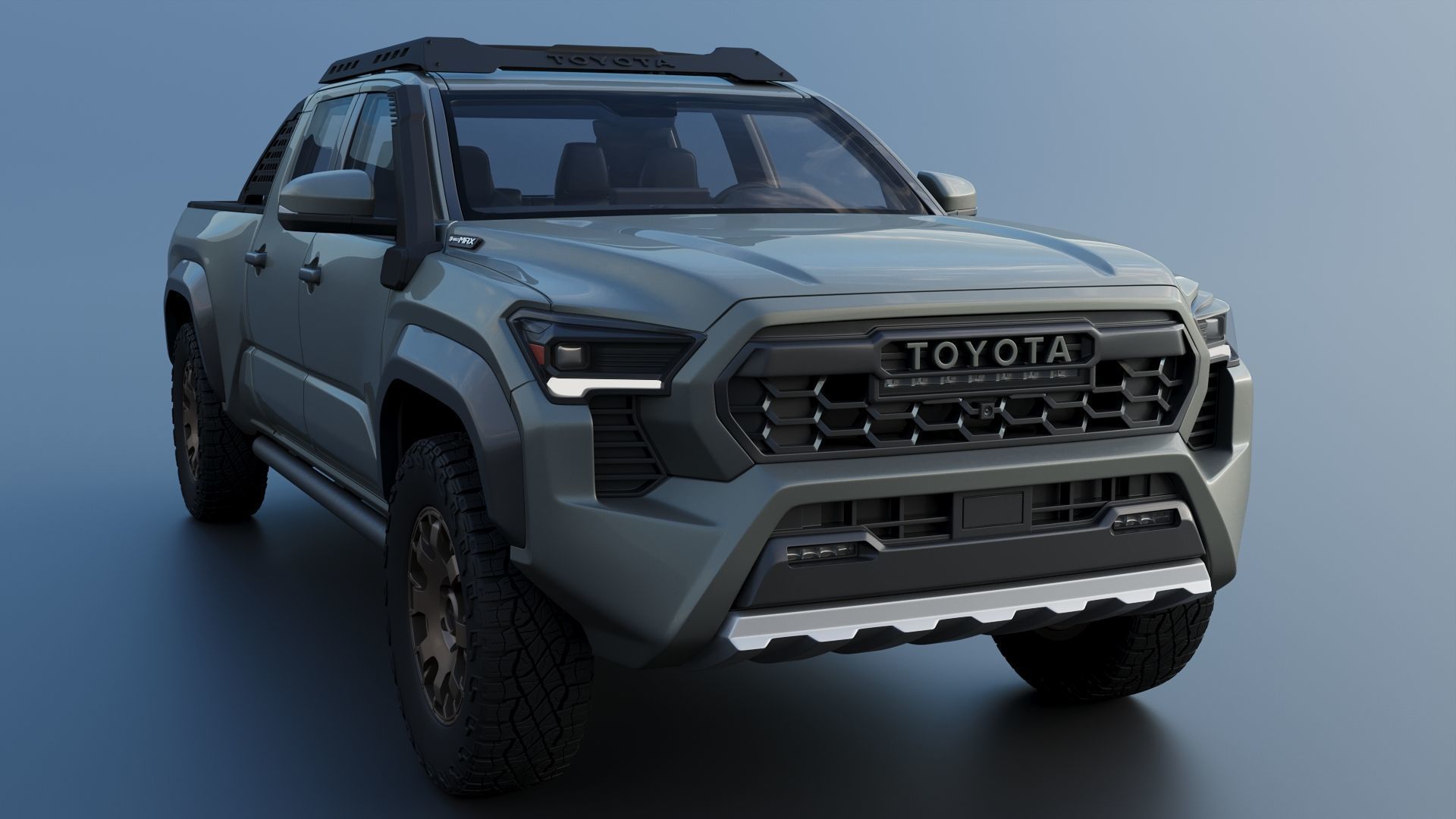 Toyota Tacoma Trailhunter 2024 3D print model_12