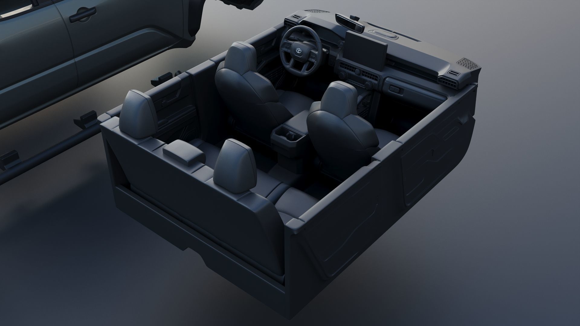 Toyota Tacoma Trailhunter 2024 3D print model_24