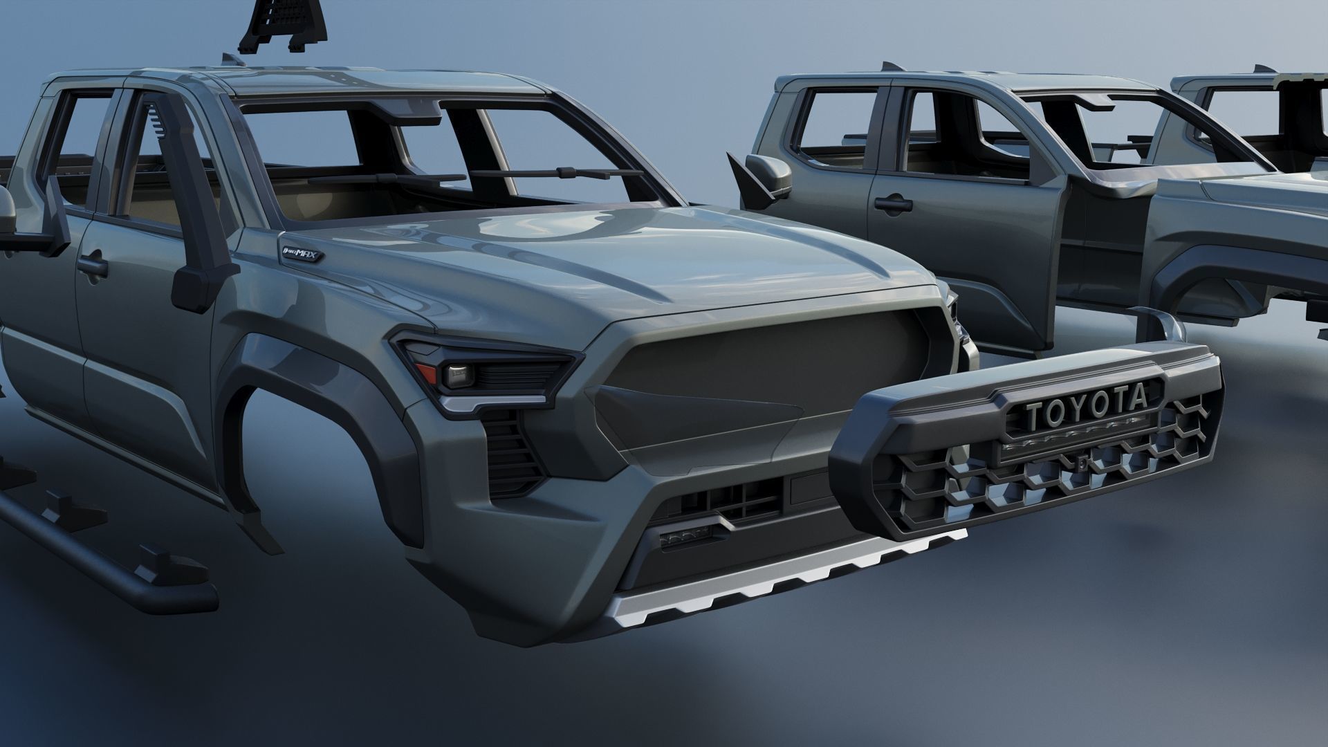 Toyota Tacoma Trailhunter 2024 3D print model_22