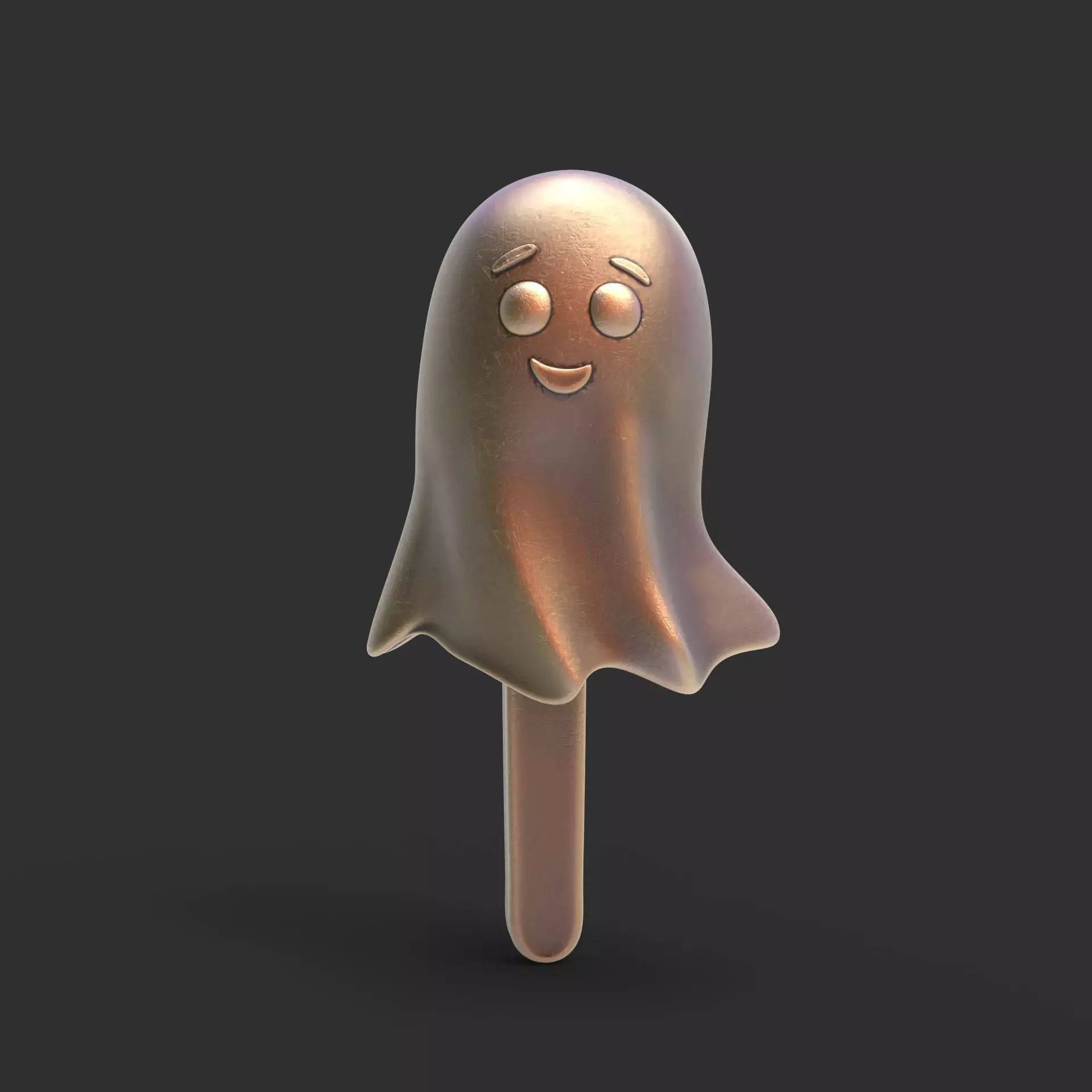 ghost ice cream 3D print model