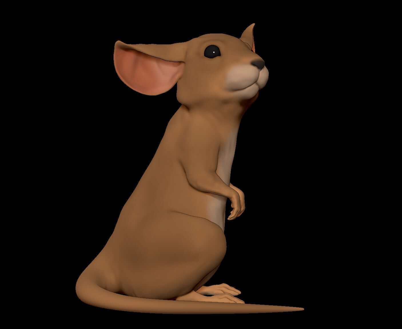 Cute Mouse Rat 3D print model_4