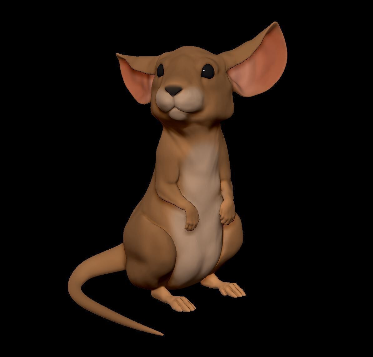 Cute Mouse Rat 3D print model_7